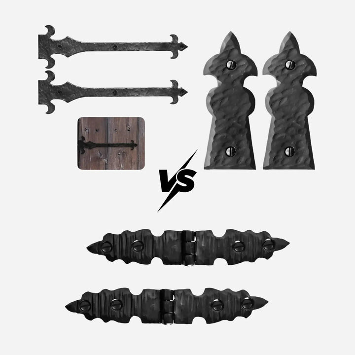 Strap Hinges vs. Faux (Dummy) Hinges: What's the Difference