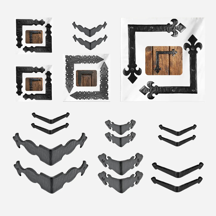 Decorative L Brackets & Corner Straps: Sizing Guide