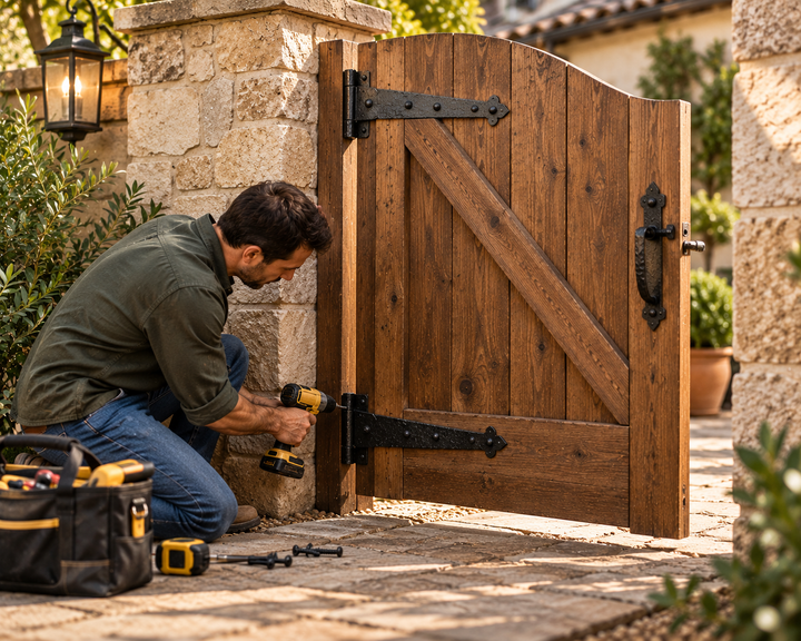 How to Fix a Sagging Gate: Hinges, Braces and Hardware That Work