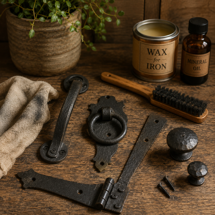 How to Care for Hand-Forged Iron Hardware