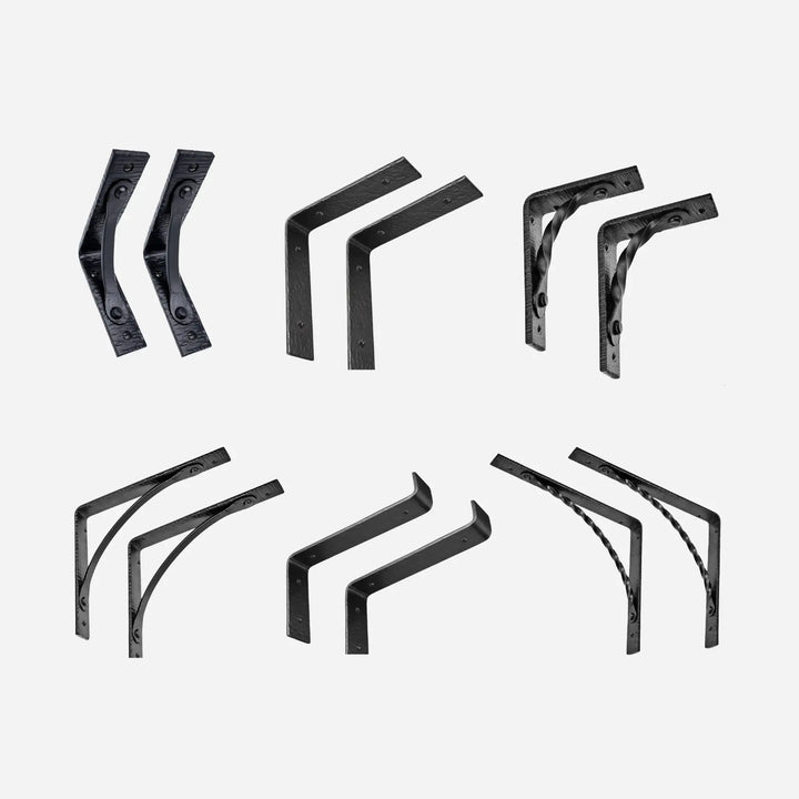 Rustic Shelf Brackets: How to Choose the Right Size