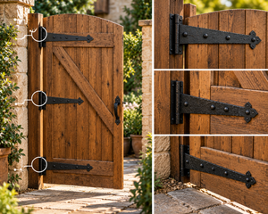 How Many Hinges Does a Gate or Door Need? (And What Size Strap Hinges to Use)