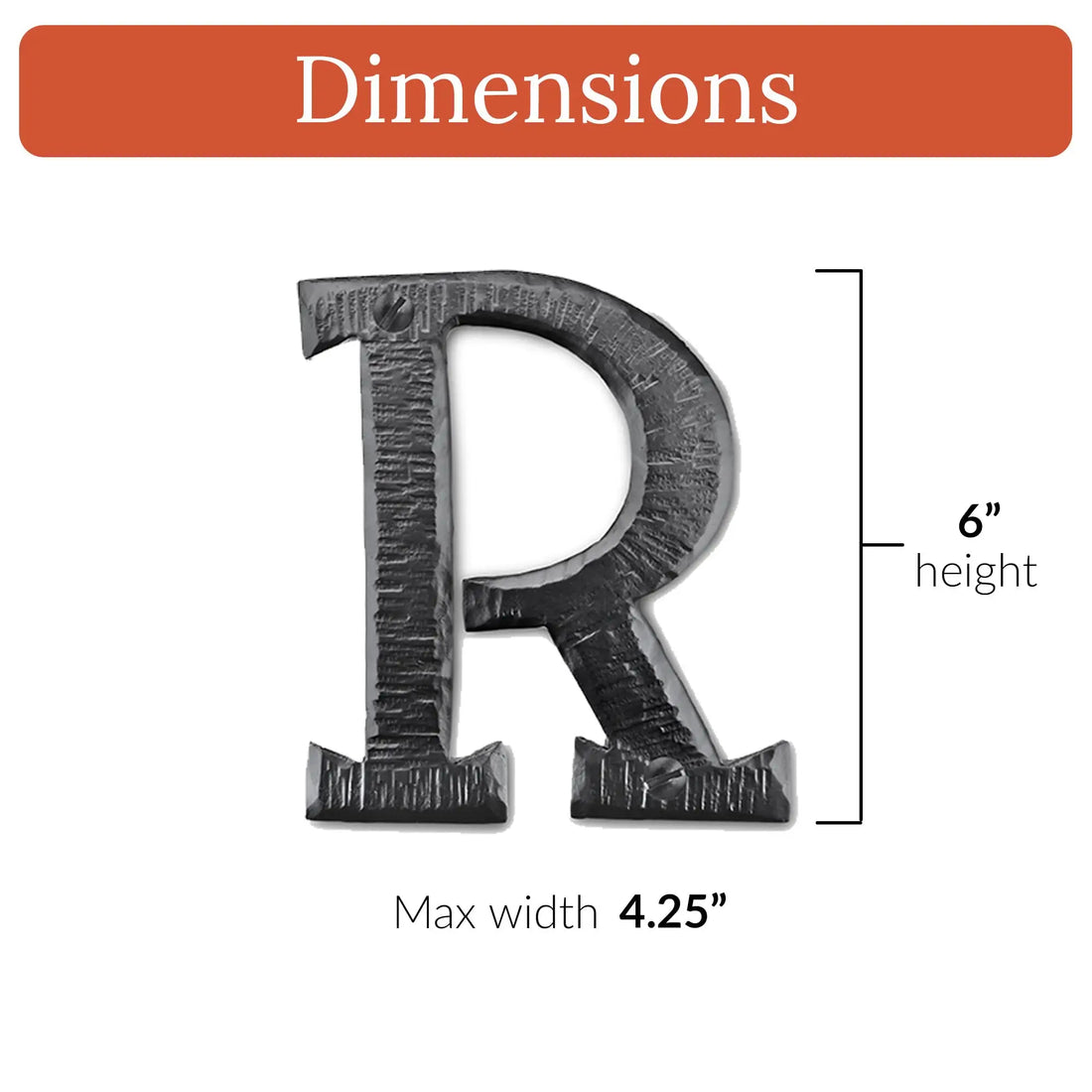 Hacienda Series | 6" House Address Mailbox Letters