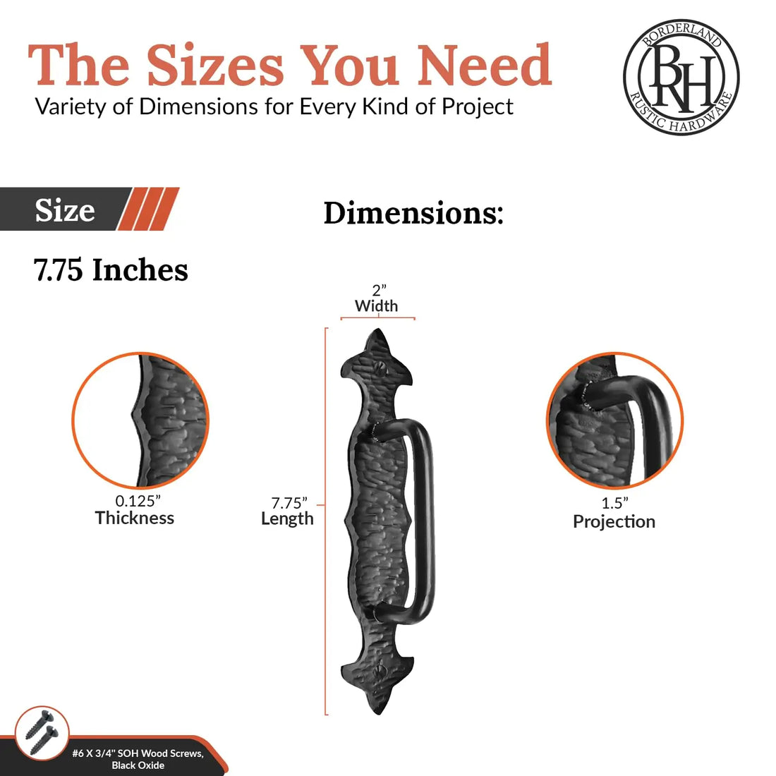 Sonora Series | 7.75" Handle