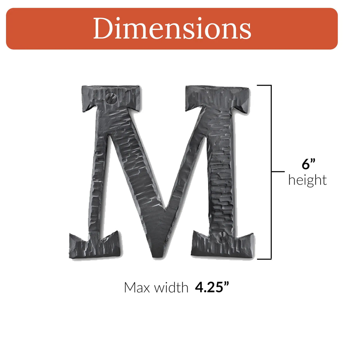 Hacienda Series | 6" House Address Mailbox Letters
