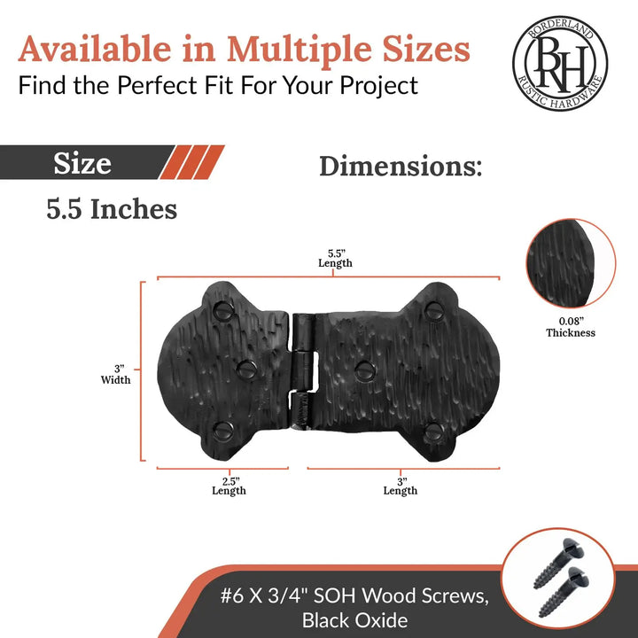 Farmhouse Series | 5.5" Hinge Strap