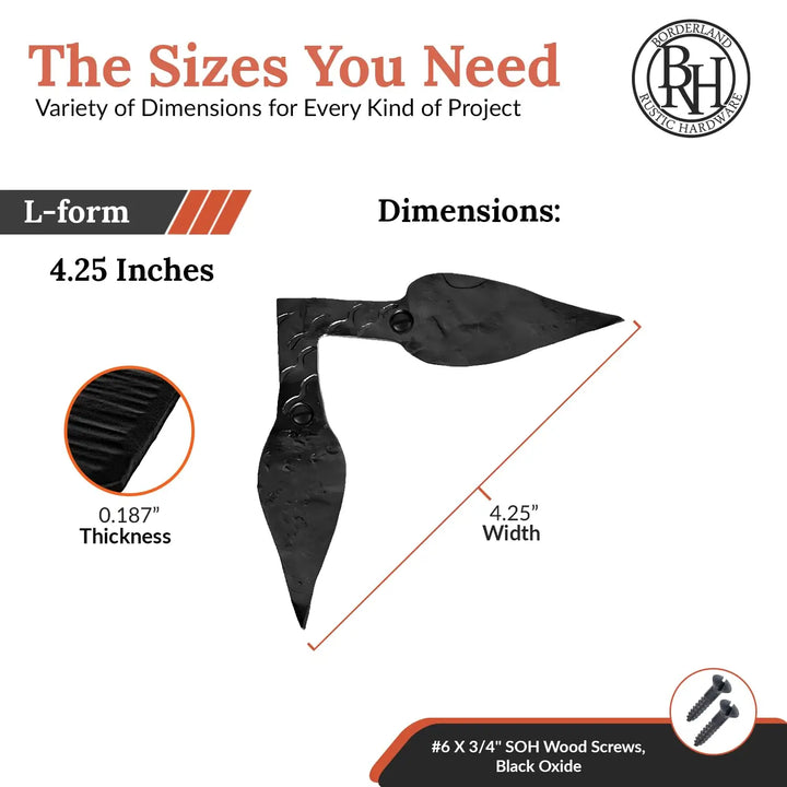 Jamestown Series | 4.25" L Strap