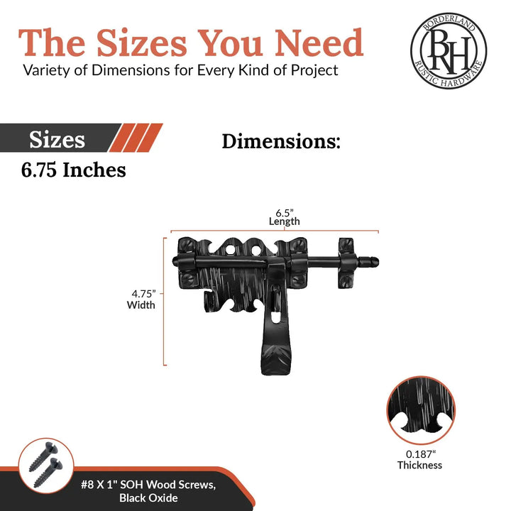 Hacienda Series | 6.75" Bolt
