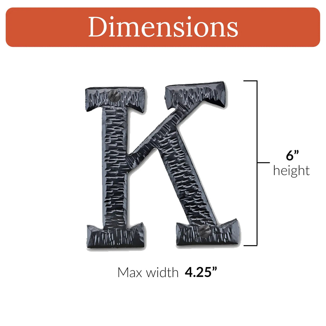 Hacienda Series | 6" House Address Mailbox Letters