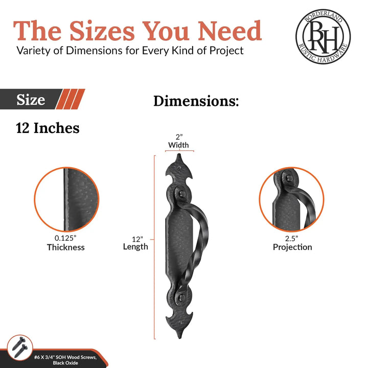 Sonora Series | 12" Handle