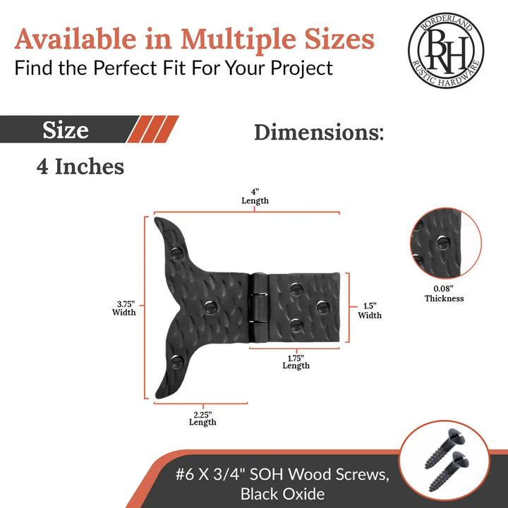 Farmhouse Series | 4" Hinge Strap