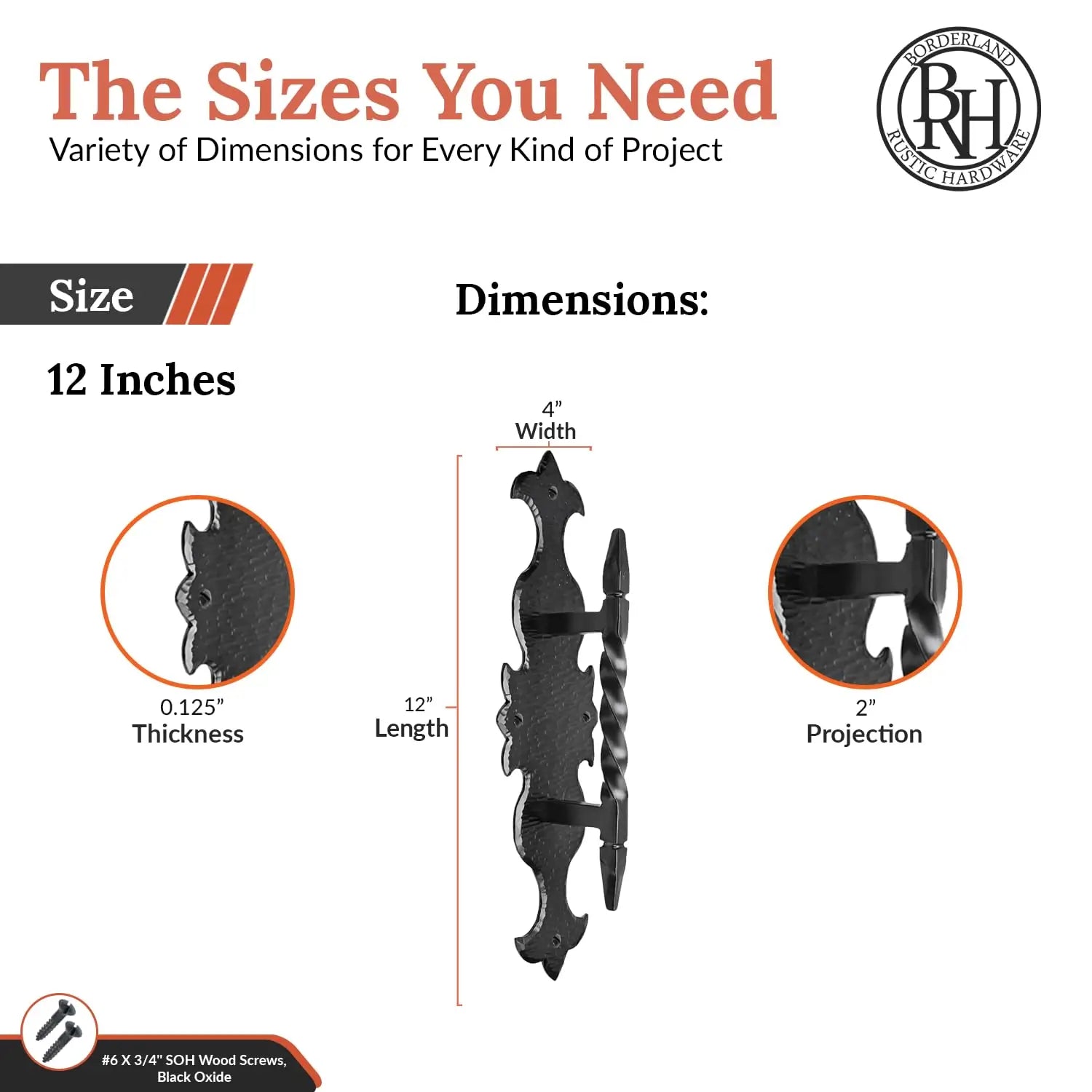 Hacienda Series | 12" Handle