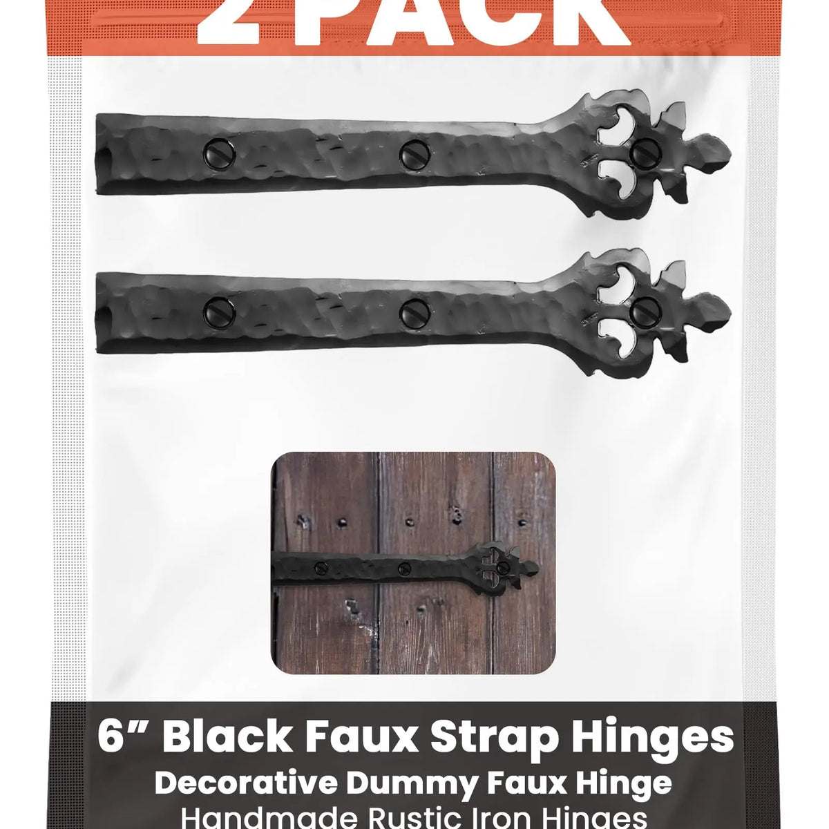 Decorative Farmhouse Hinges | Tuscan Series – Borderland Rustic Hardware