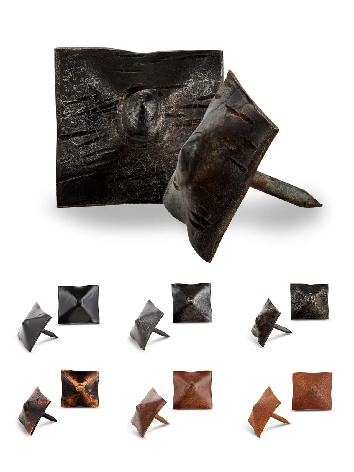 Barn Door Series | 1" Square Pyramid Decorative Nails &amp; Clavos