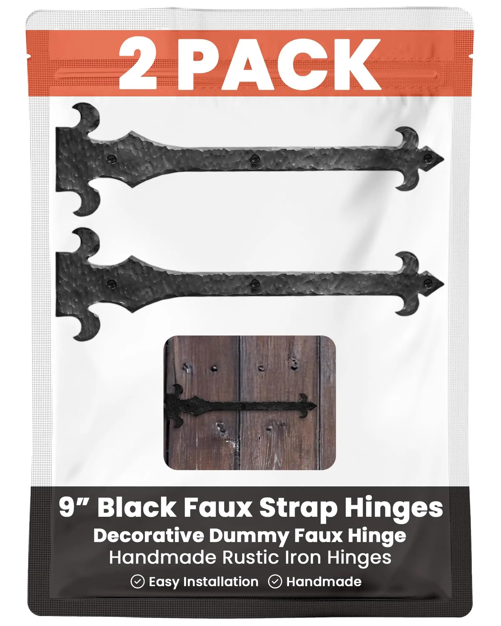 Nouvelle Fluer De Lis Series | Faux Hinge Strap
