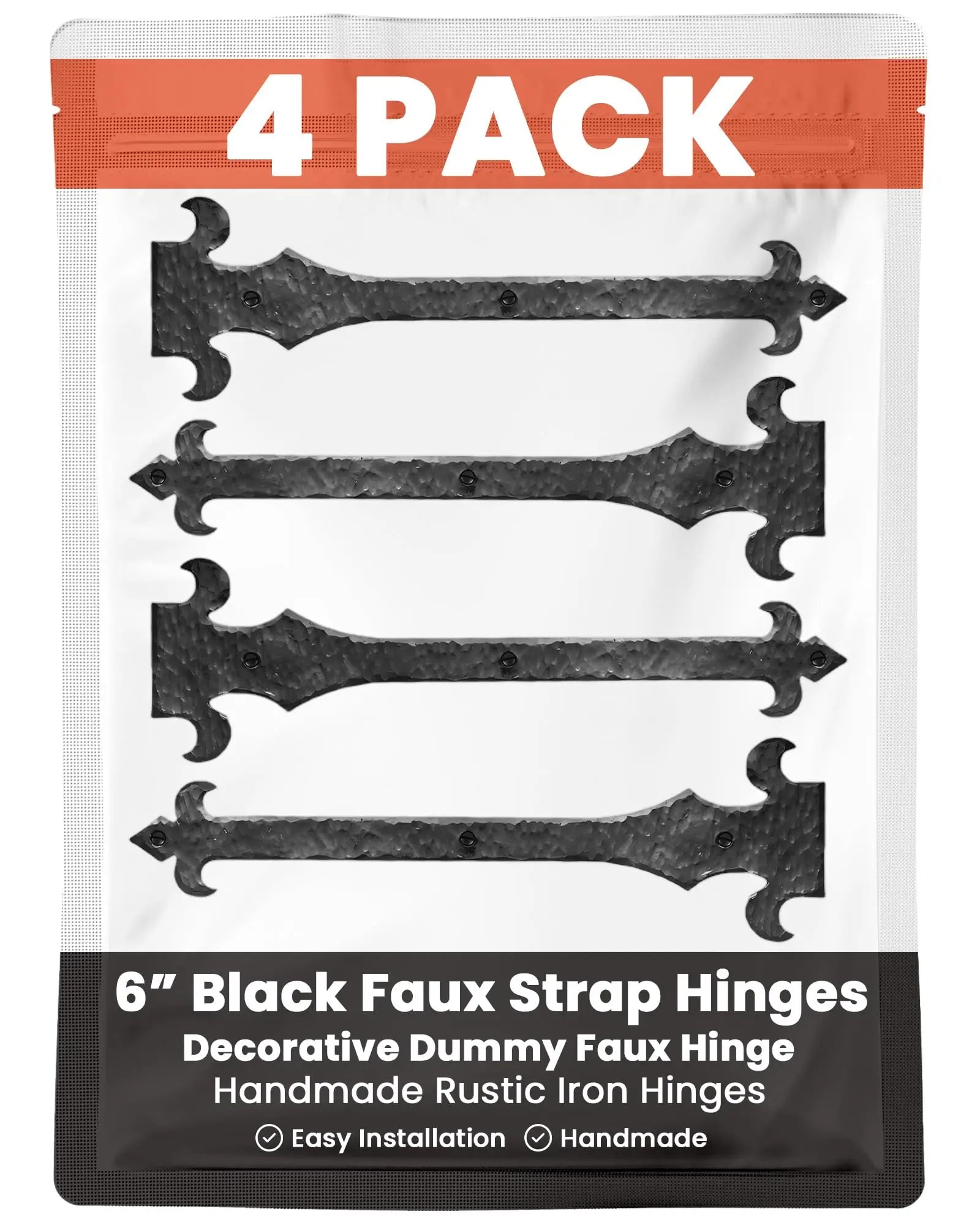 Nouvelle Fluer De Lis Series | Faux Hinge Strap