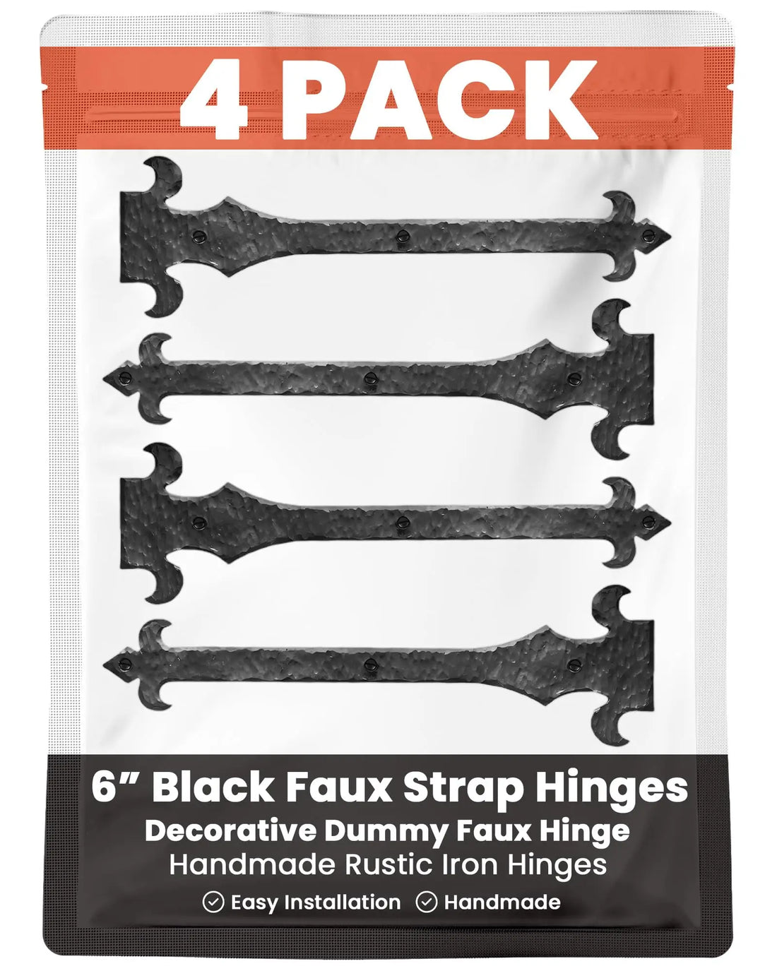 Nouvelle Fluer De Lis Series | Faux Hinge Strap