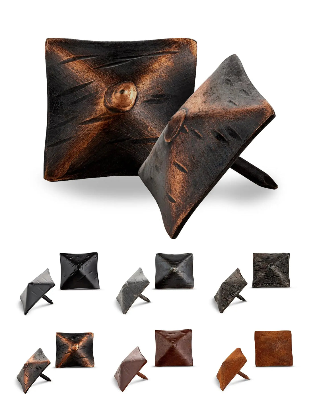 Barn Door Series | 1.25" Square Pyramid Decorative Nails & Clavos