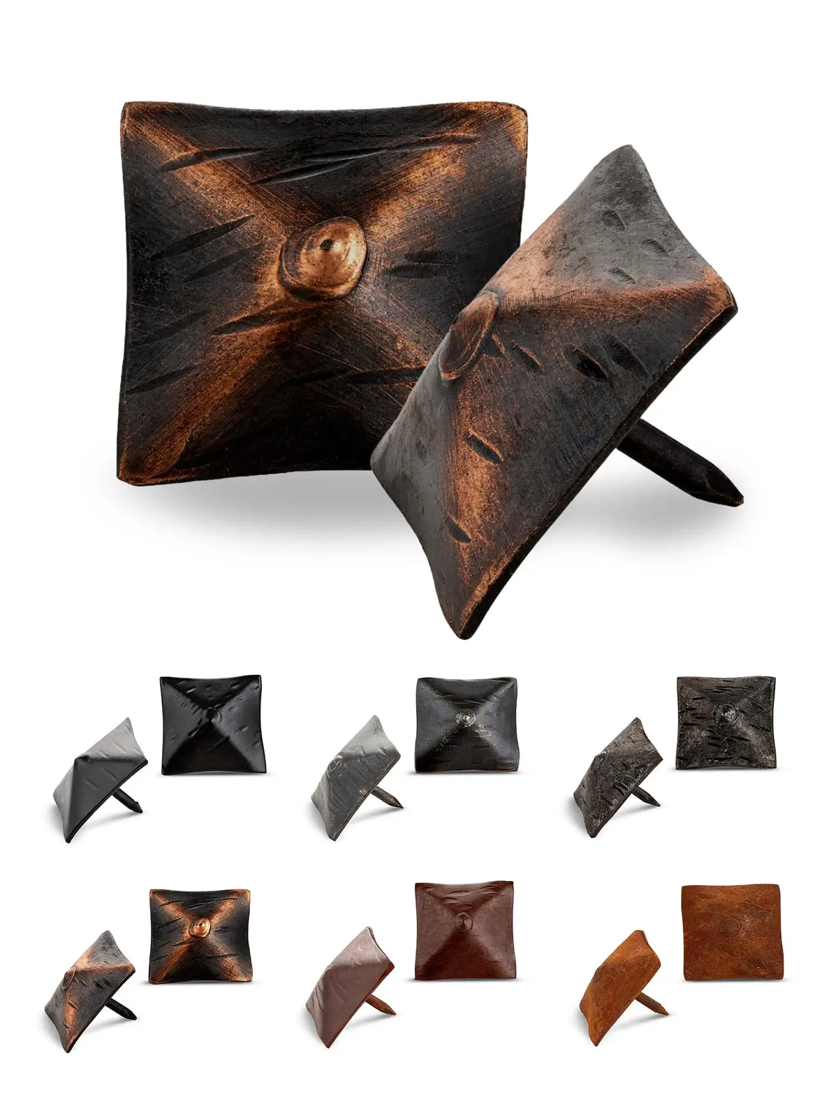Barn Door Series | 1.25" Square Pyramid Decorative Nails &amp; Clavos