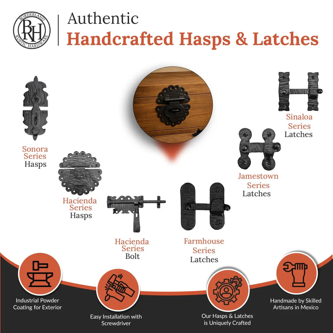 Hacienda Series | 5.25" Latch