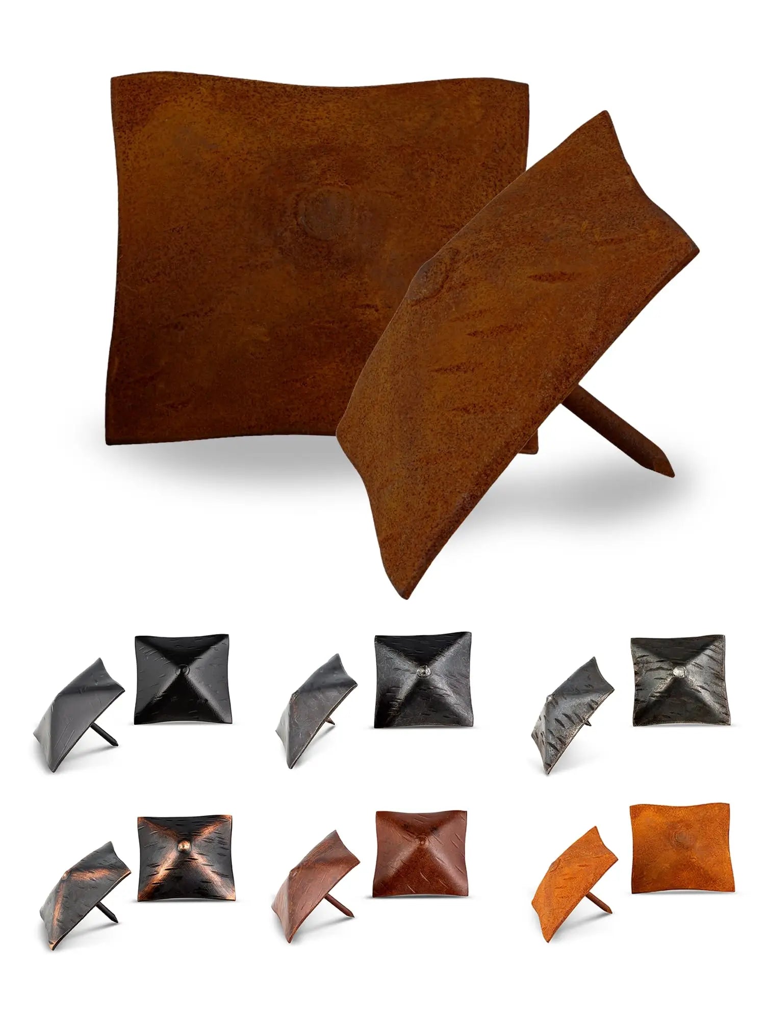 Barn Door Series | 2" Square Pyramid Decorative Nails & Clavos