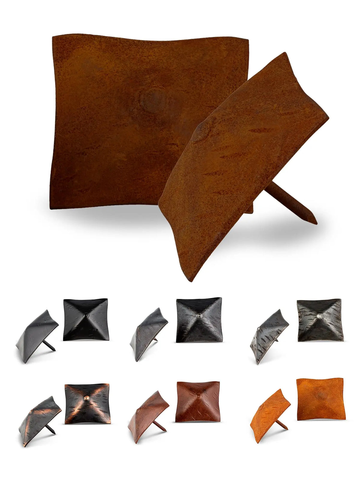 Barn Door Series | 2" Square Pyramid Decorative Nails &amp; Clavos