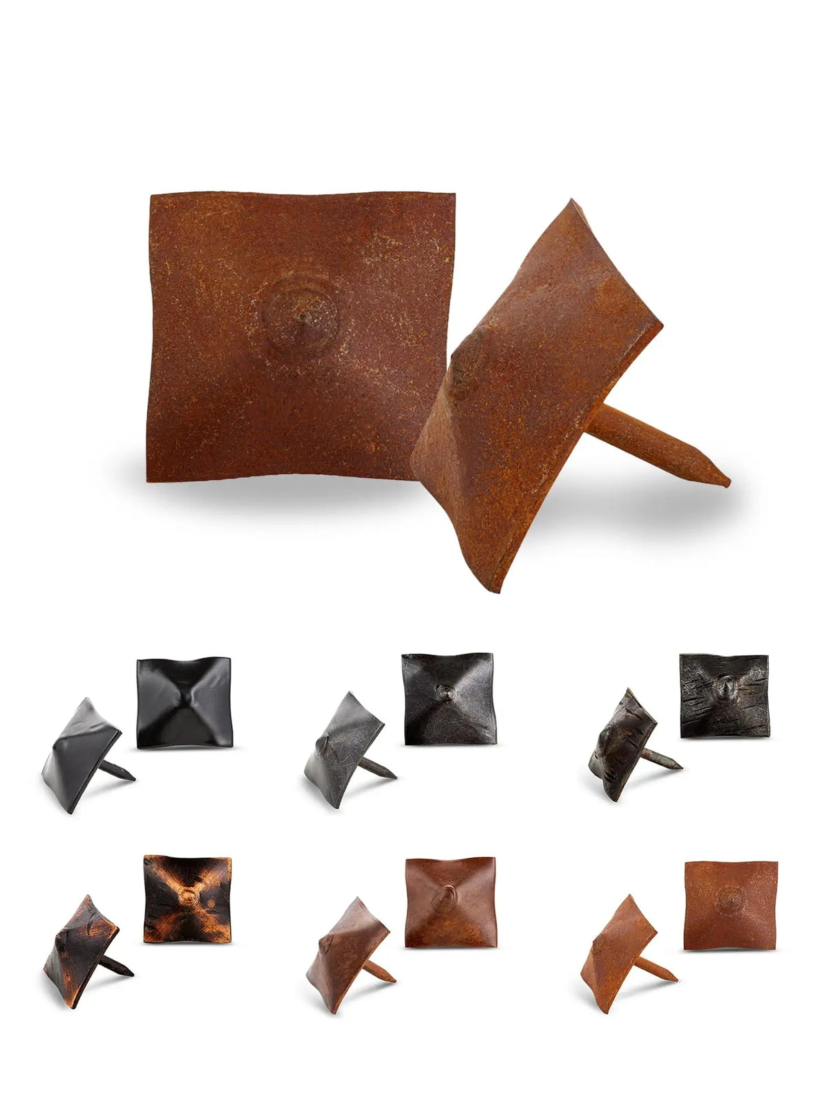 Barn Door Series | 1" Square Pyramid Decorative Nails &amp; Clavos