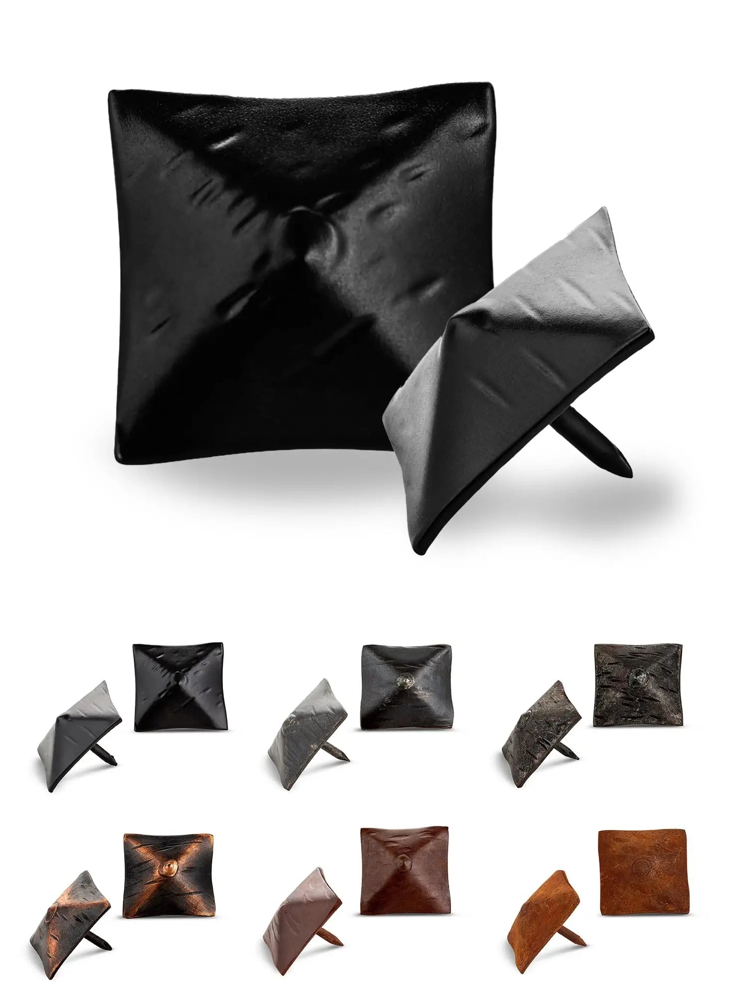 Barn Door Series | 1.25" Square Pyramid Decorative Nails & Clavos