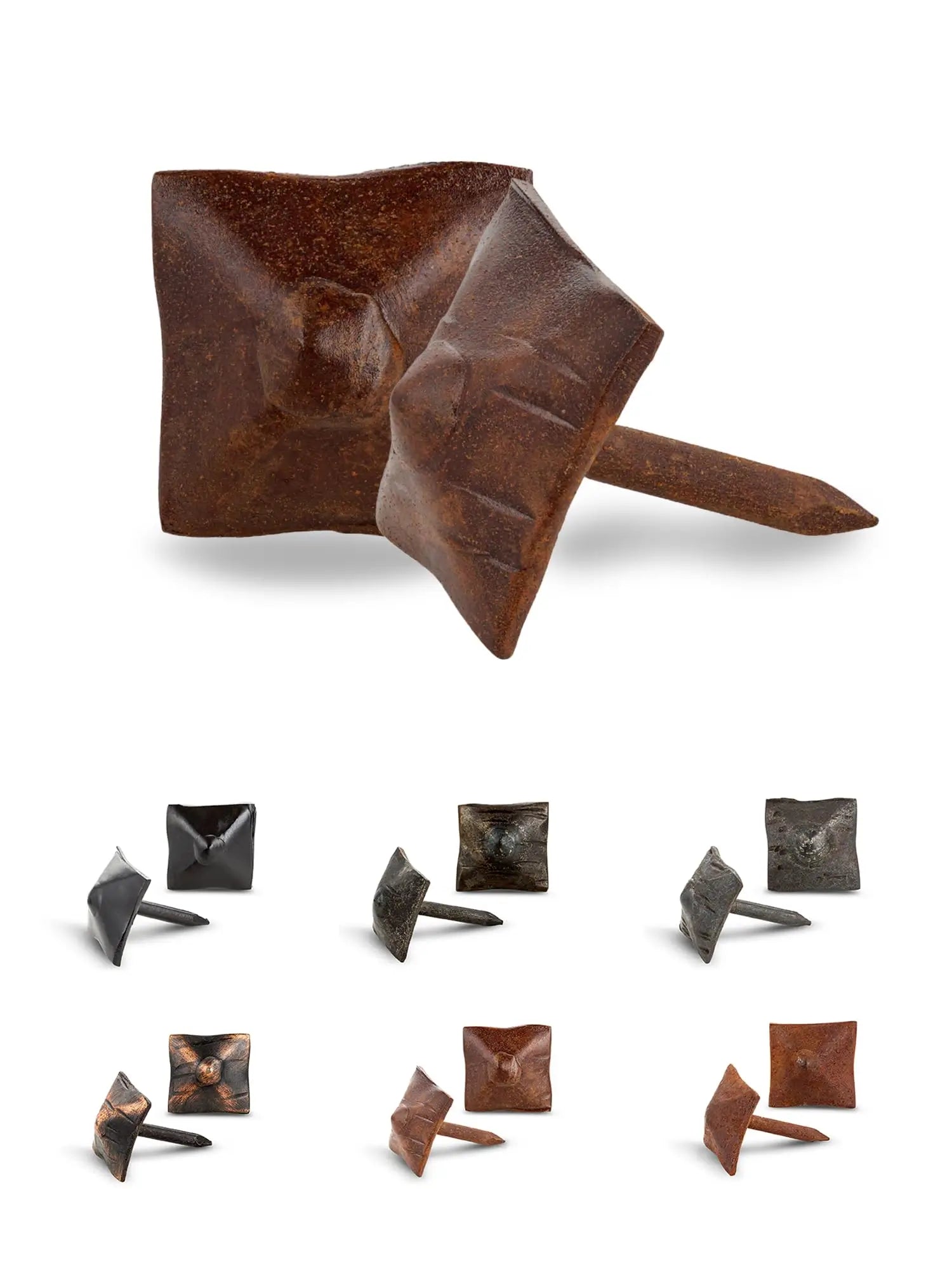 Barn Door Series | 0.75" Square Pyramid Nails & Clavos