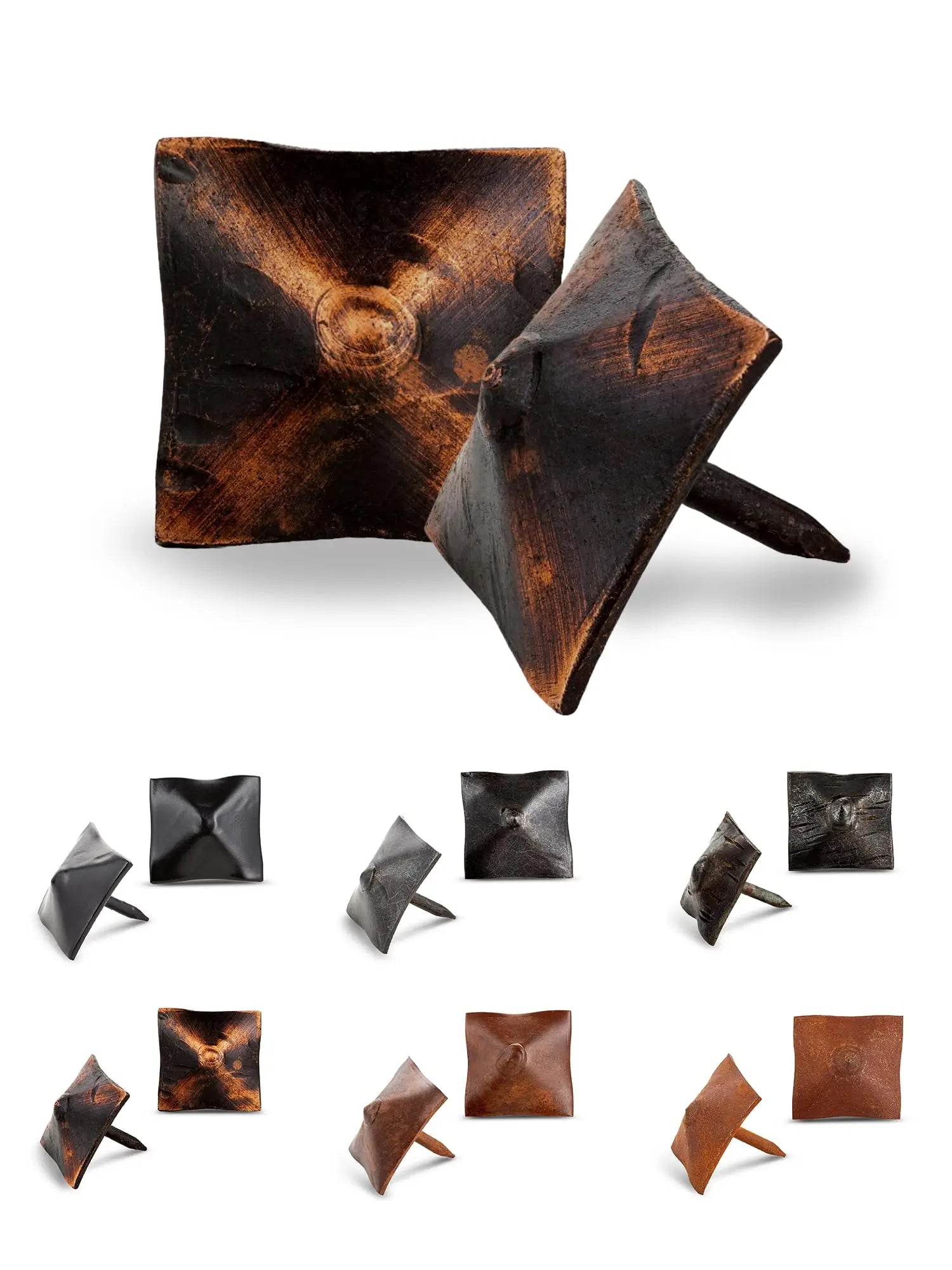 Barn Door Series | 1" Square Pyramid Decorative Nails & Clavos