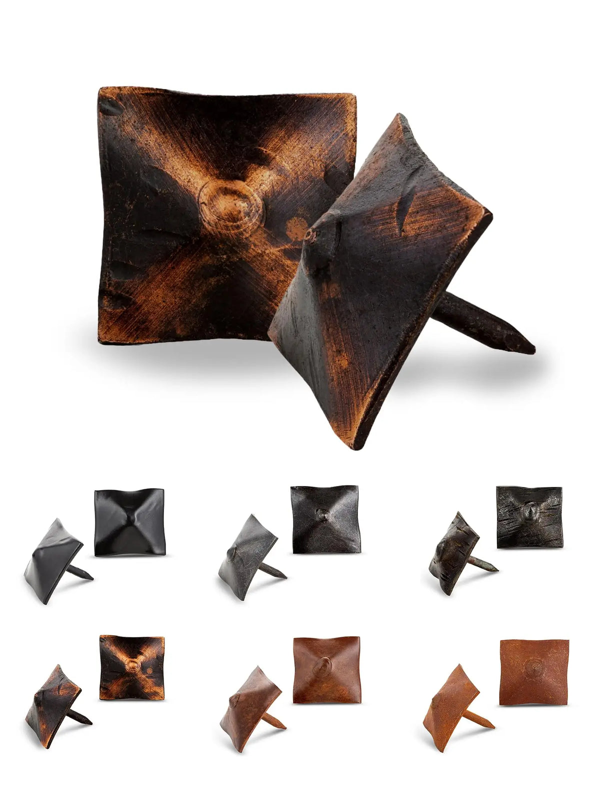 Barn Door Series | 1" Square Pyramid Decorative Nails &amp; Clavos