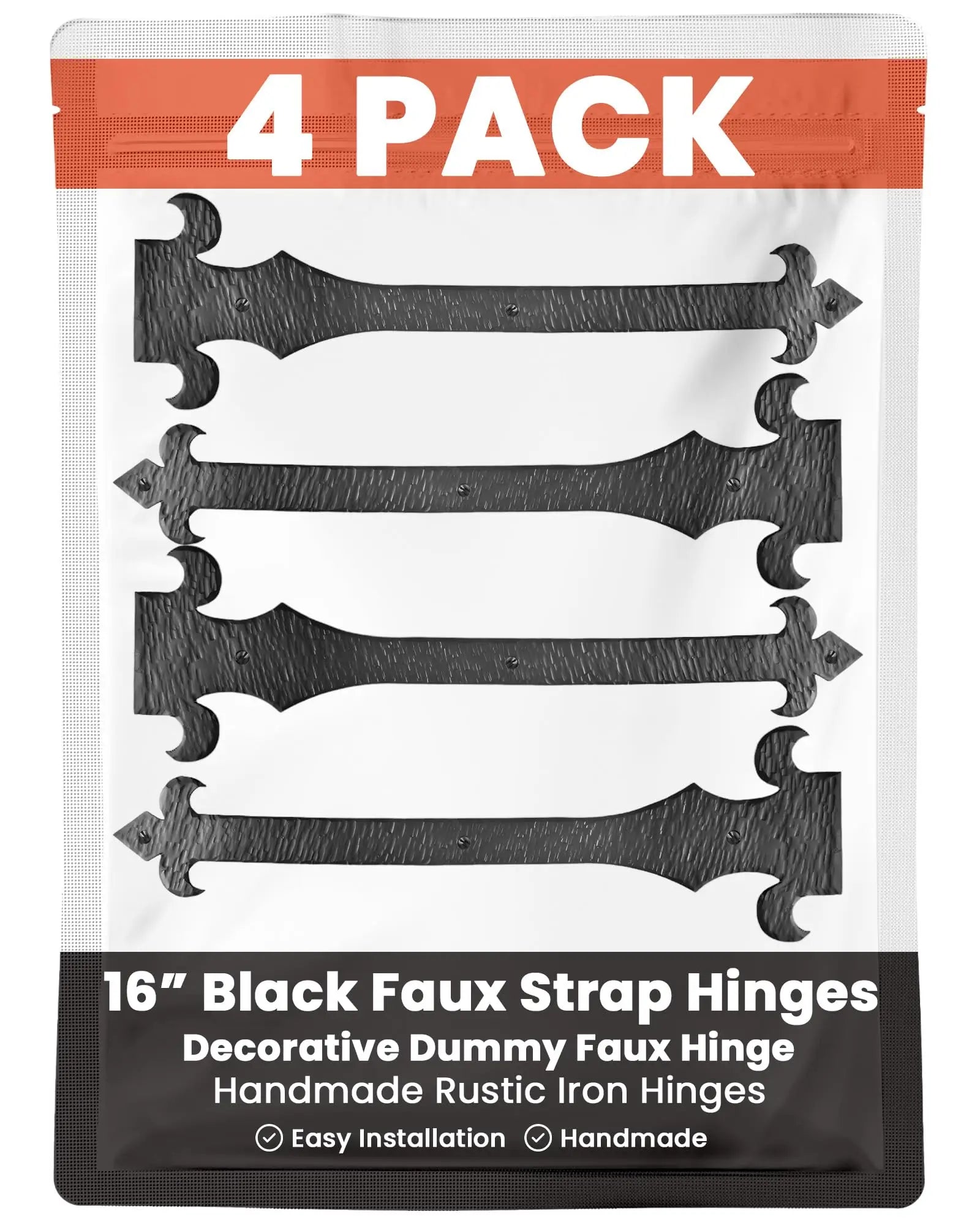 Nouvelle Fluer De Lis Series | Faux Hinge Strap