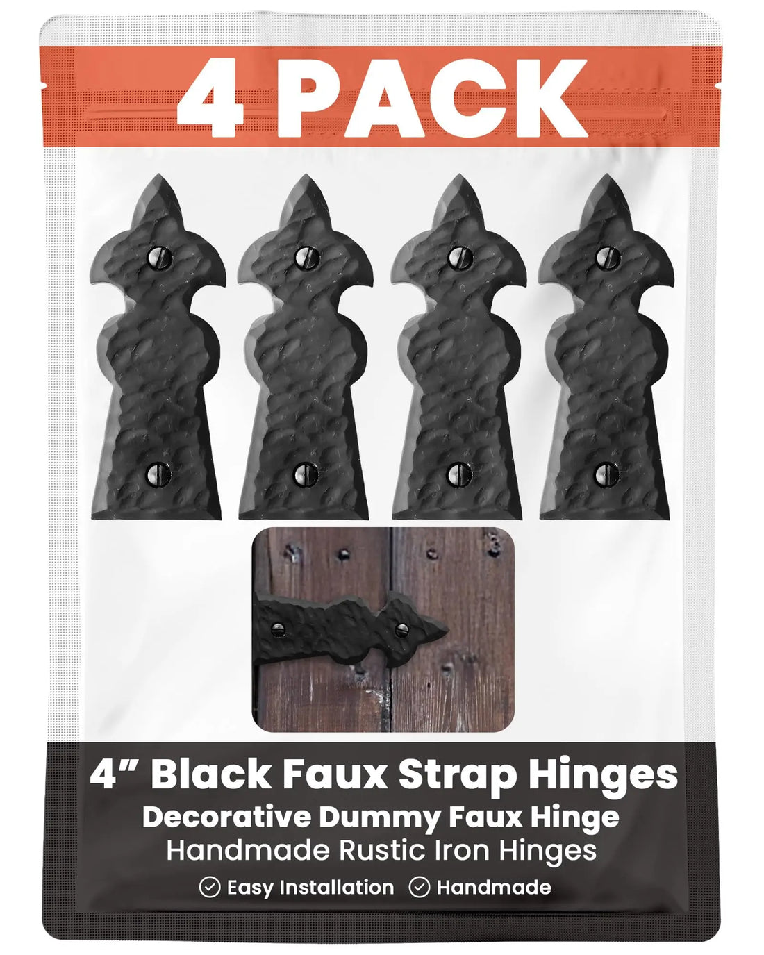 Sonora Series | 4" Faux Hinge Strap