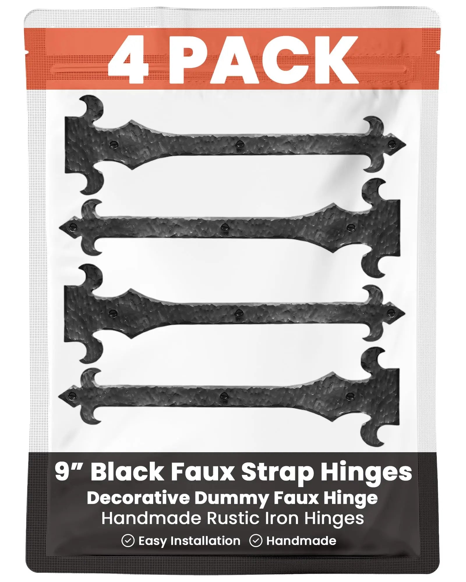 Nouvelle Fluer De Lis Series | Faux Hinge Strap
