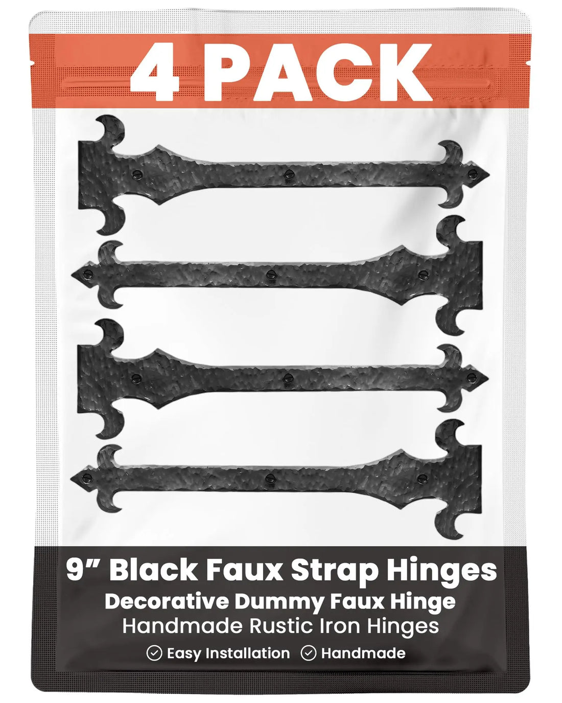 Nouvelle Fluer De Lis Series | Faux Hinge Strap