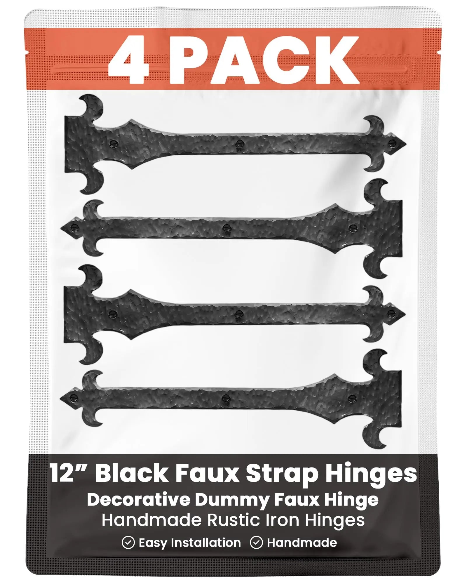 Nouvelle Fluer De Lis Series | Faux Hinge Strap