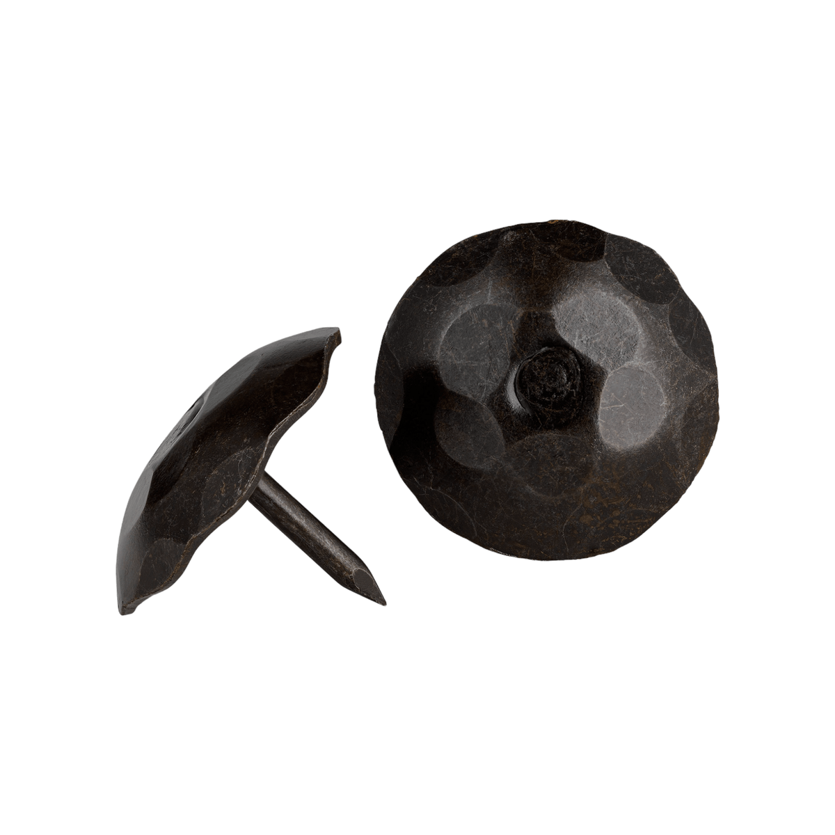 Borderland-rustic-hardware decorative-nails clavos iron forged-hardware decorative-hardware tacks small round sealed unfinished 1.25