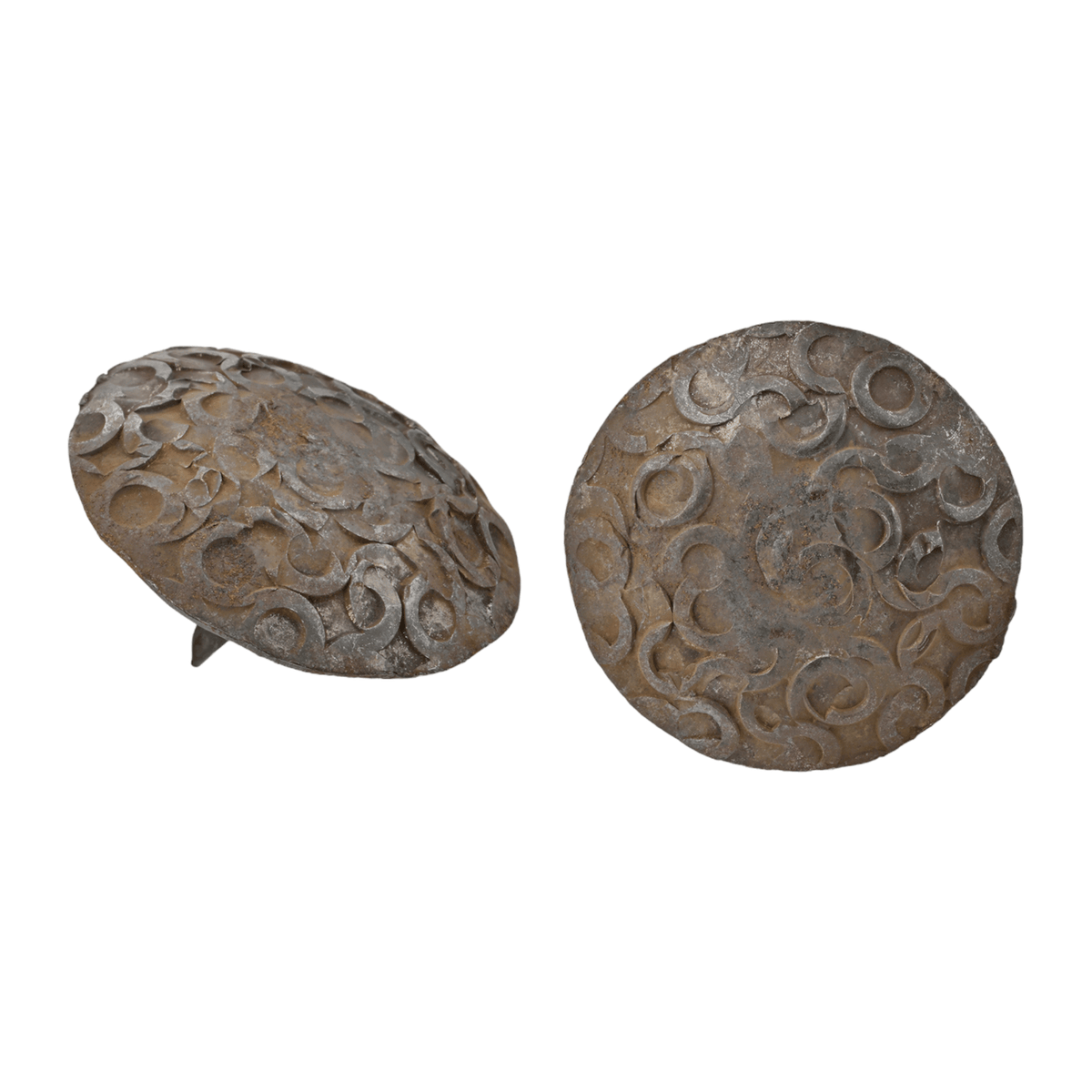 Borderland-rustic-hardware decorative-nails clavos iron forged-hardware decorative-hardware tacks piazza medium round unfinished 1.25