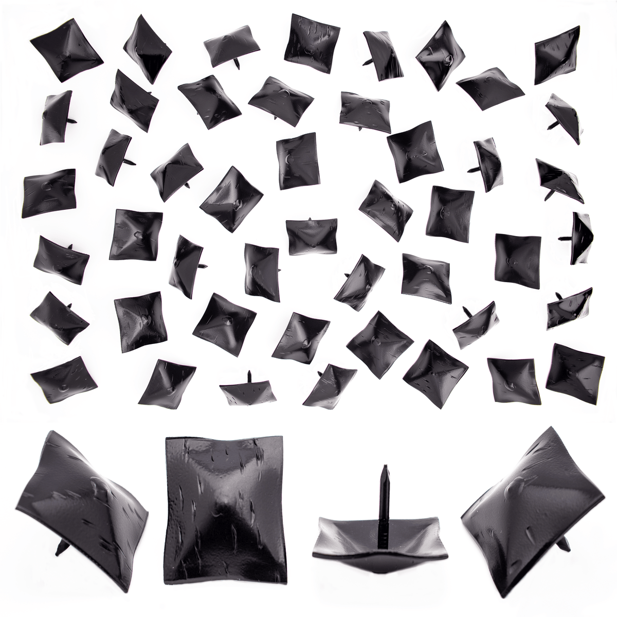 Barn Door Series | 1.5&quot; Square Pyramid Decorative Nails &amp; Clavos