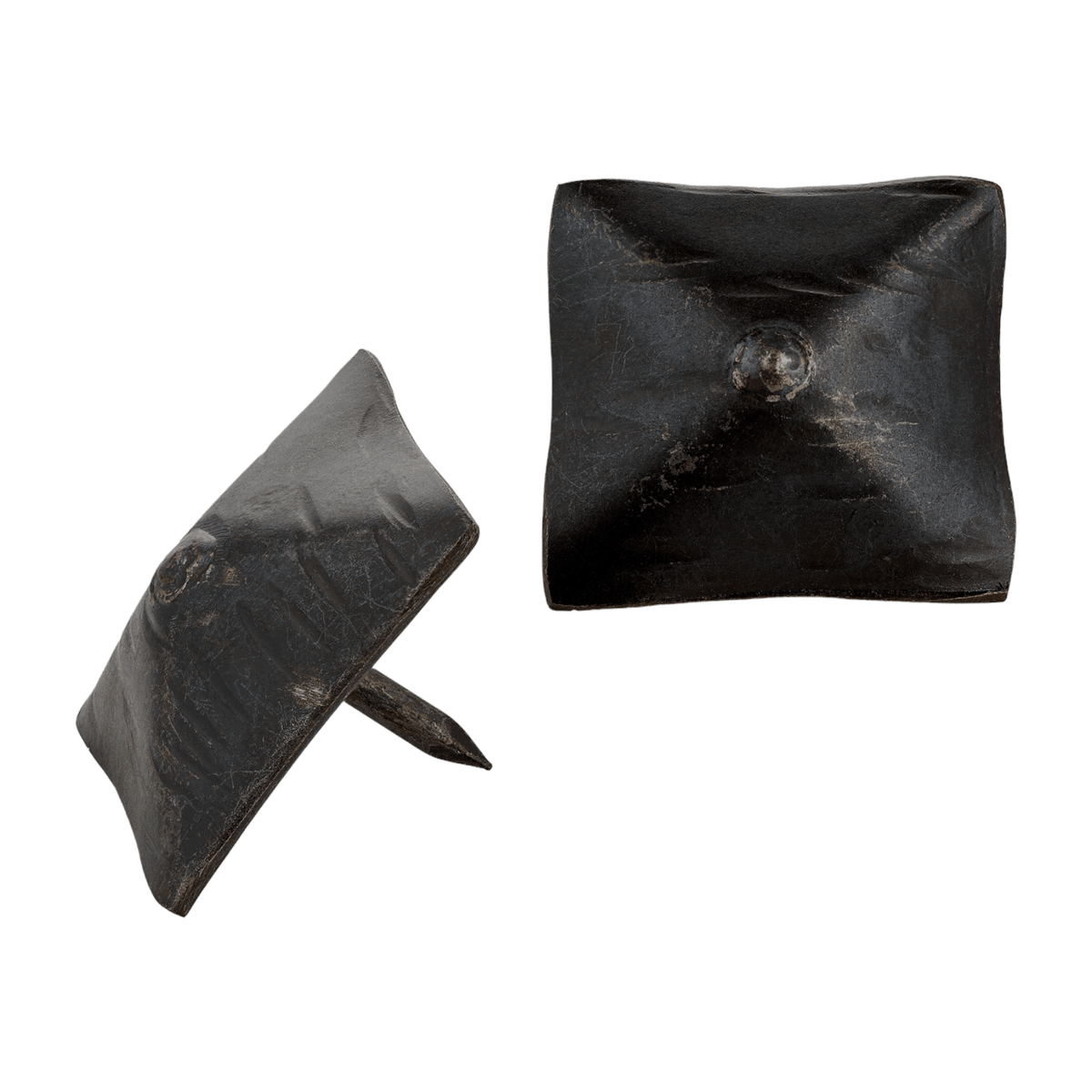 Borderland-rustic-hardware decorative-nails clavos iron forged-hardware decorative-hardware tacks medium square sealed-unfinished 1.25