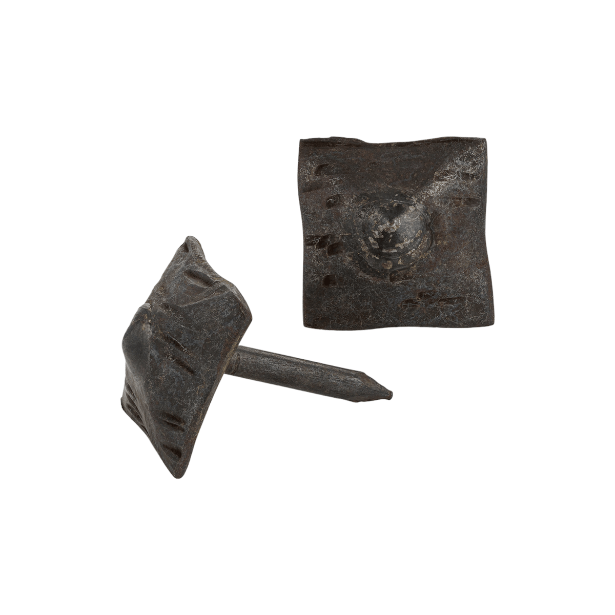 Borderland-rustic-hardware decorative-nails clavos iron forged-hardware decorative-hardware tacks small square unfinished 0.75