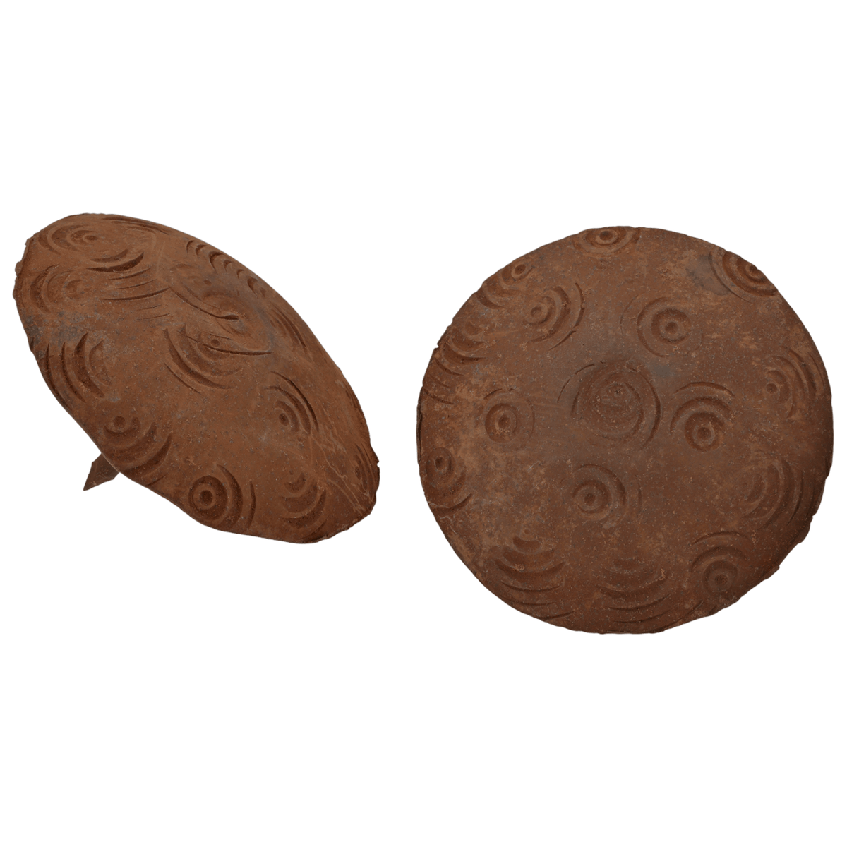 Borderland-rustic-hardware decorative-nails clavos iron forged-hardware decorative-hardware tacks bohemian large round rust 2