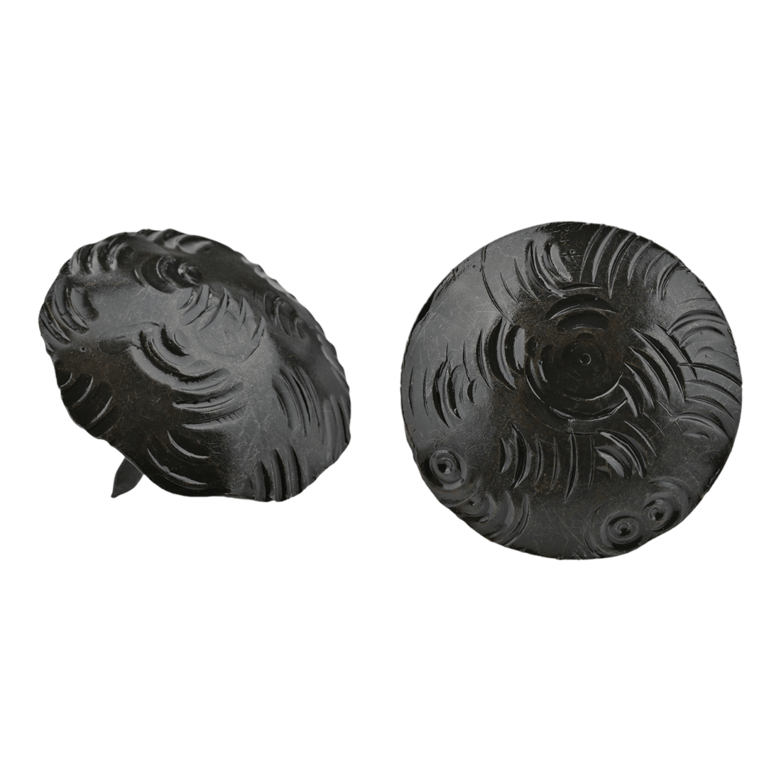 Borderland-rustic-hardware decorative-nails clavos iron forged-hardware decorative-hardware tacks bohemian medium round seal-unfinished 1.25