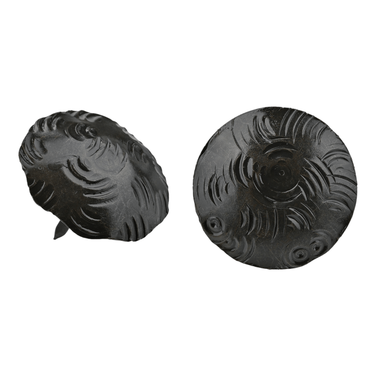 Borderland-rustic-hardware decorative-nails clavos iron forged-hardware decorative-hardware tacks bohemian medium round seal-unfinished 1.25