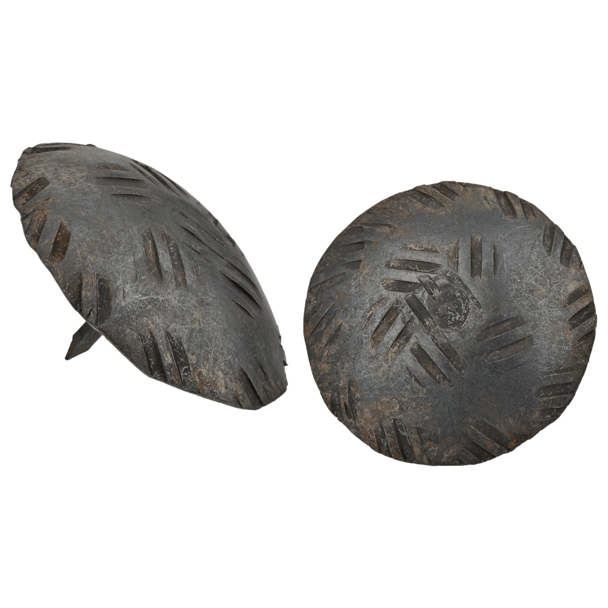 Borderland-rustic-hardware decorative-nails clavos iron forged-hardware decorative-hardware tacks frontera large round unfinished 2