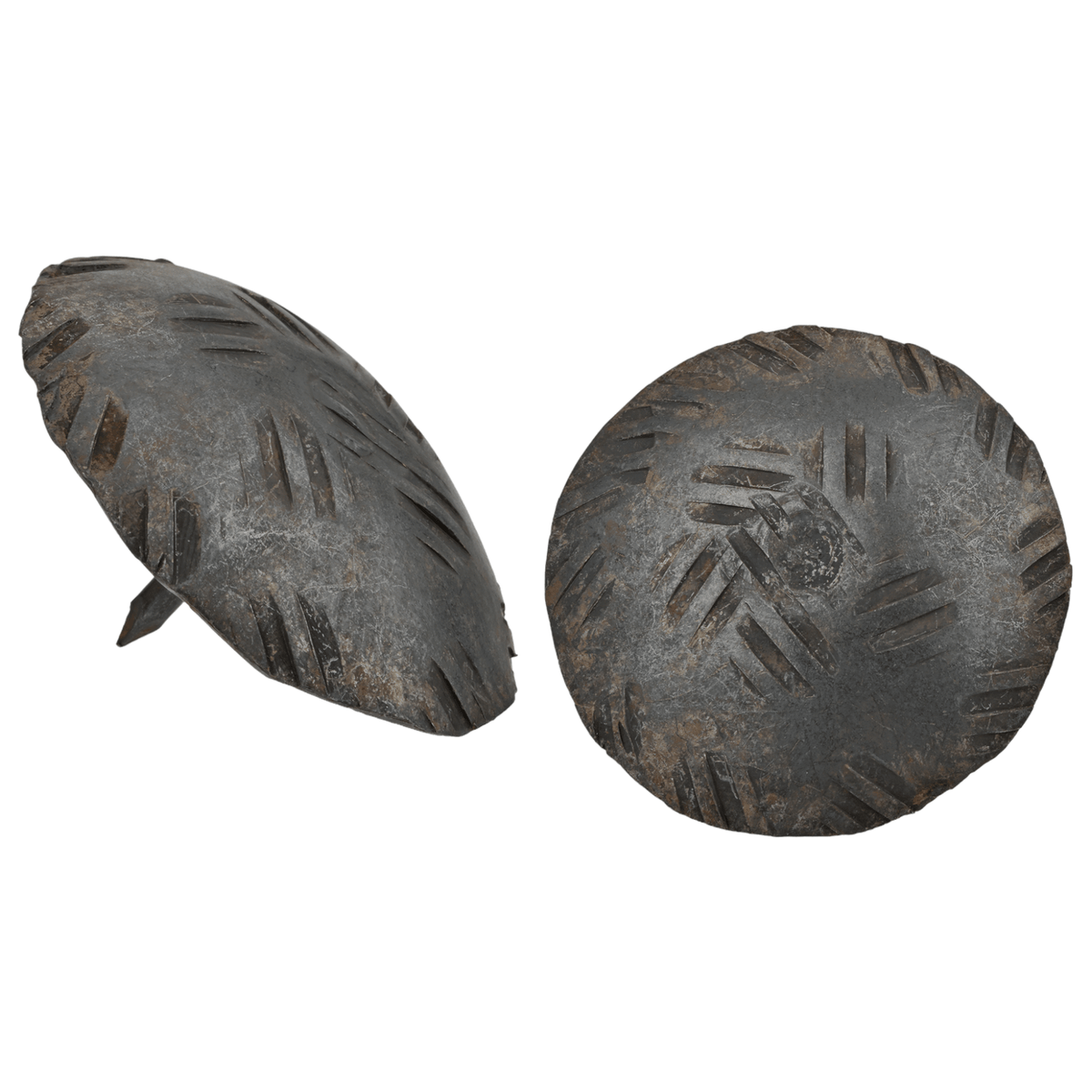 Borderland-rustic-hardware decorative-nails clavos iron forged-hardware decorative-hardware tacks frontera large round unfinished 2