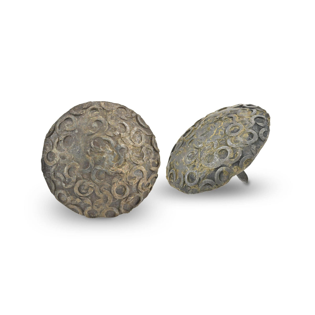 Borderland-rustic-hardware decorative-nails clavos iron forged-hardware decorative-hardware tacks piazza large round unfinished 1.5