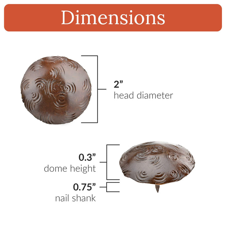 Bohemian Series | 2" Round Decorative Nails & Clavos