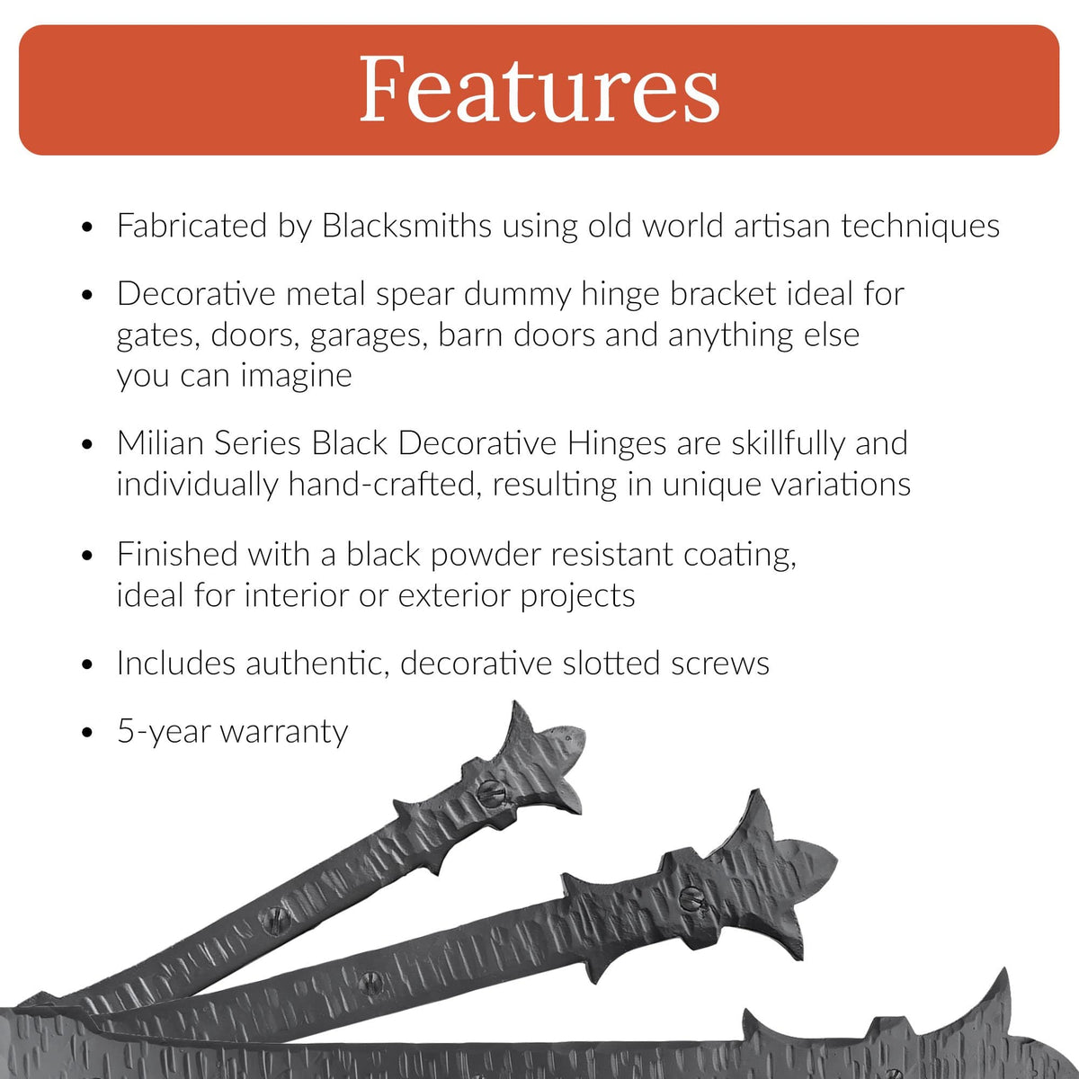 Byzantium Series | Faux Hinge Straps