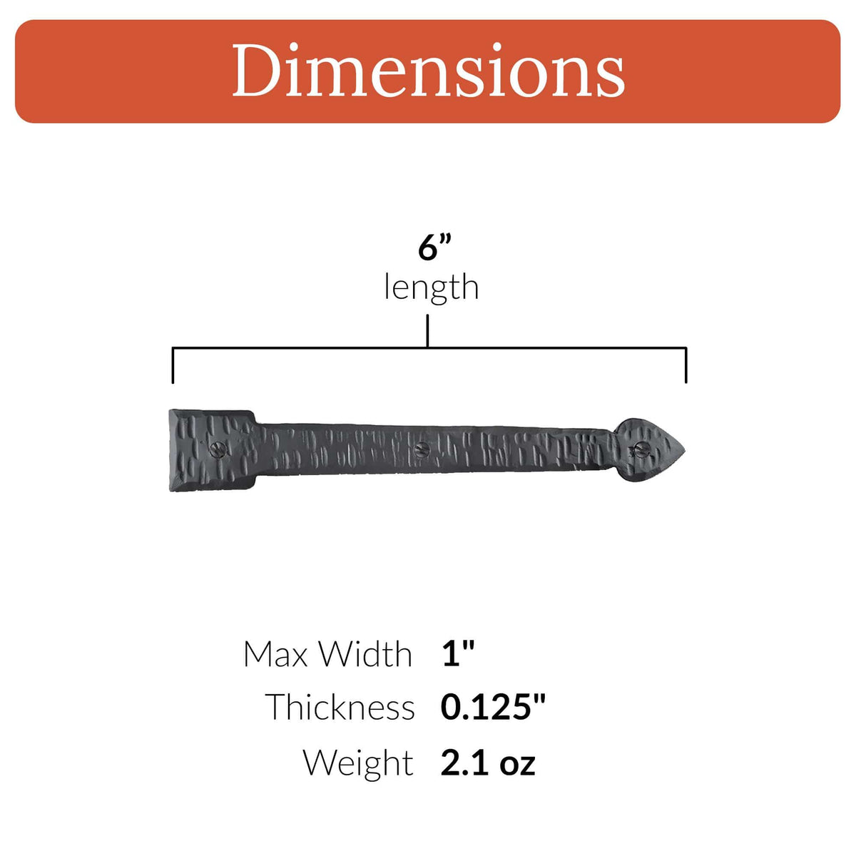 Colonial Series | Faux Hinge Straps